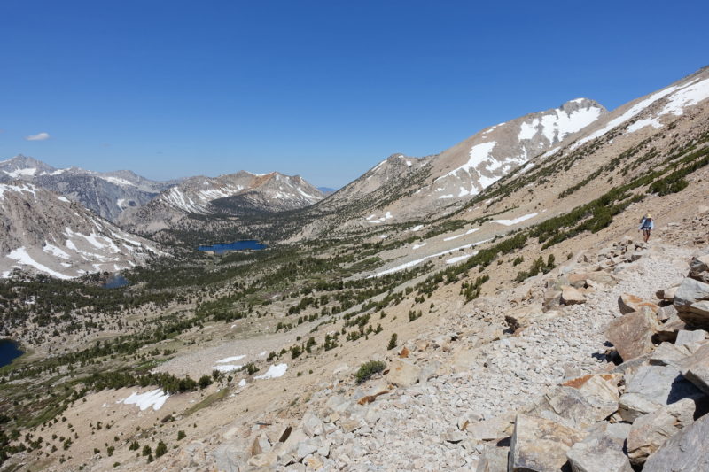 The final climb to the pass was especially steep